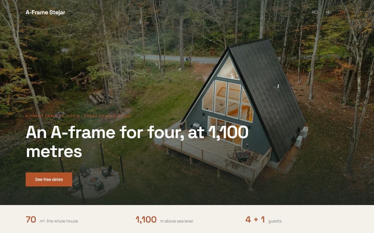 A-Frame Stejar