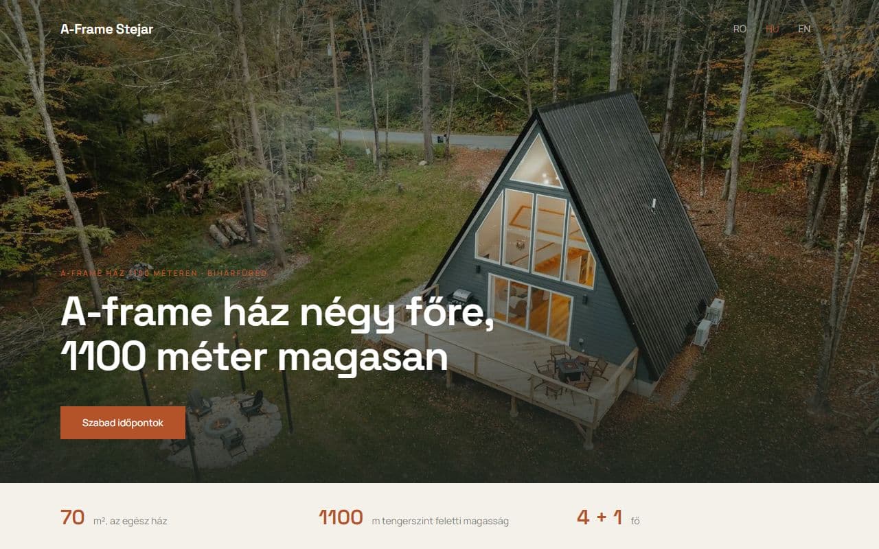 A-Frame Stejar