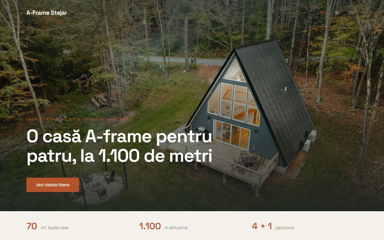 A-Frame Stejar