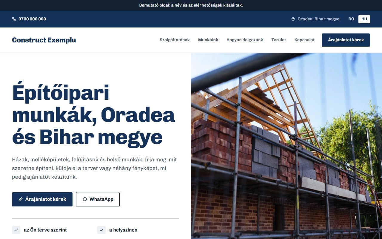 Construct Exemplu